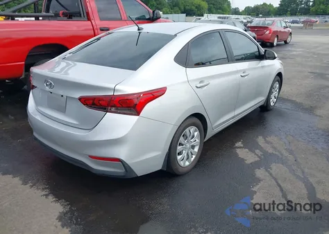 2021 Hyundai Accent Se/Sel из США, поврежденный, VIN 3KPC24A62ME131977